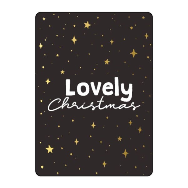 Kerst | Cadeaukaart | Lovely Christmas | Goud