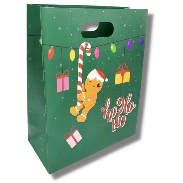 Kerst | Cadeautas | Peperkoekmannetje