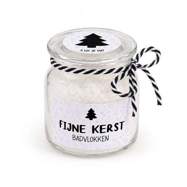 Fijne Kerst Badvlokken | Magnesium Bad | 150 gram | Kerstcadeau