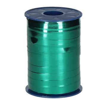 Krullint | Cadeaulint | Groen Silky Metal