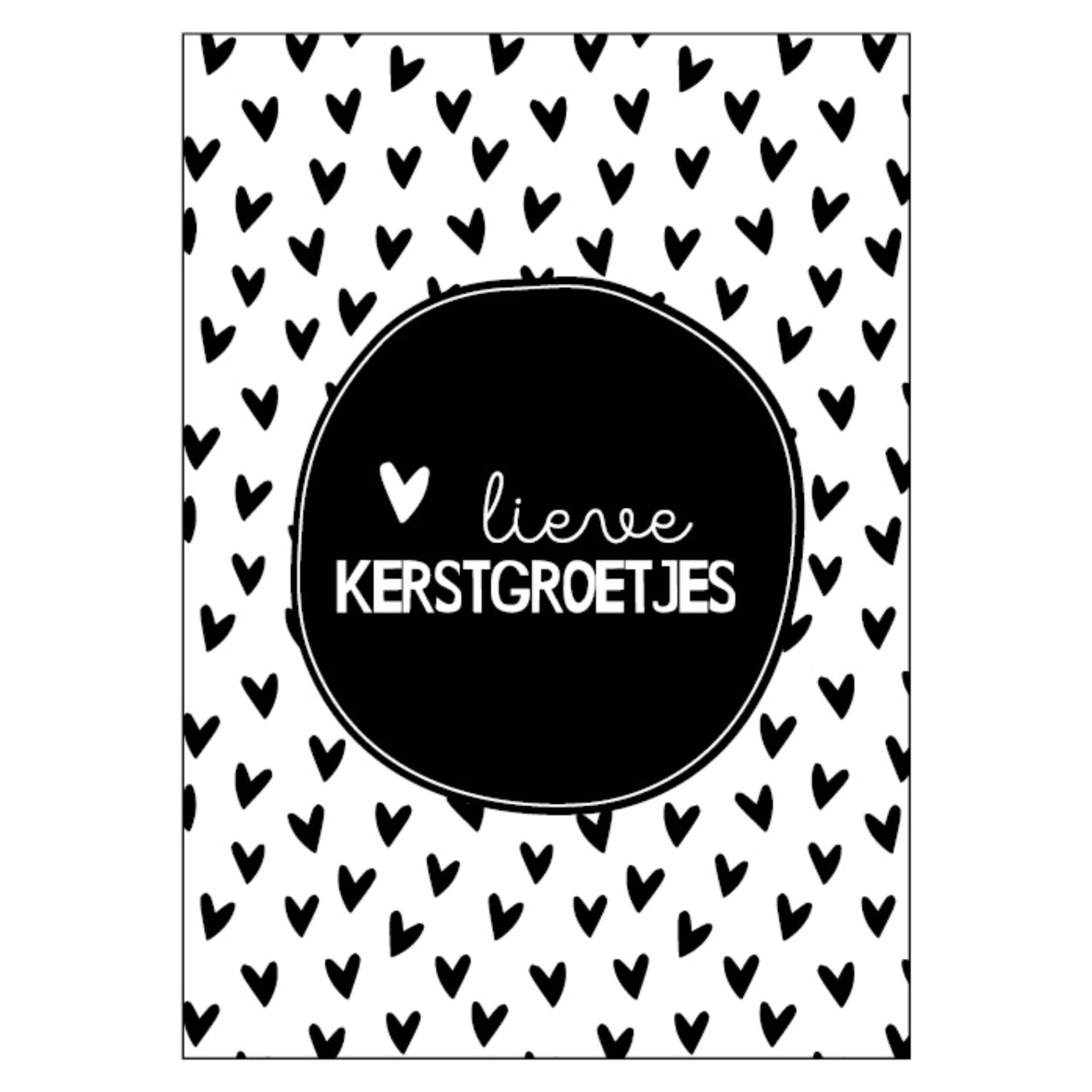 Kerstkaart | Lieve Kerstgroetjes