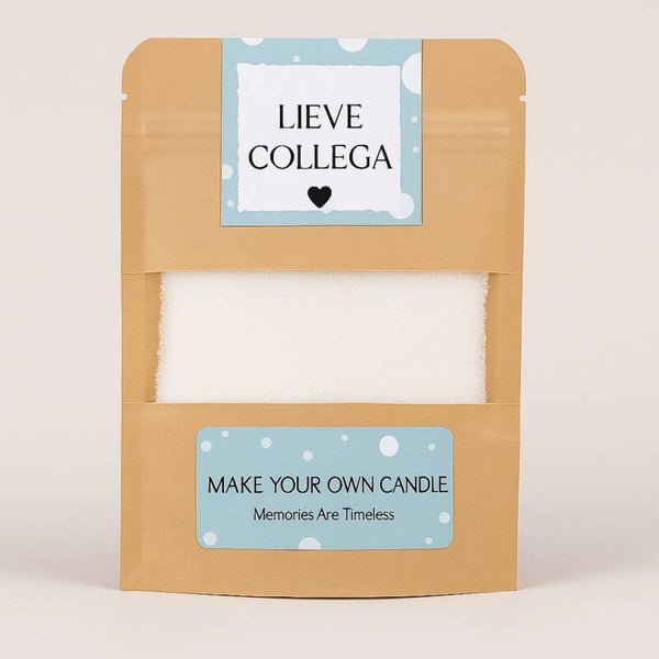 Cadeau | Lieve Collega | Maak je eigen kaars DIY
