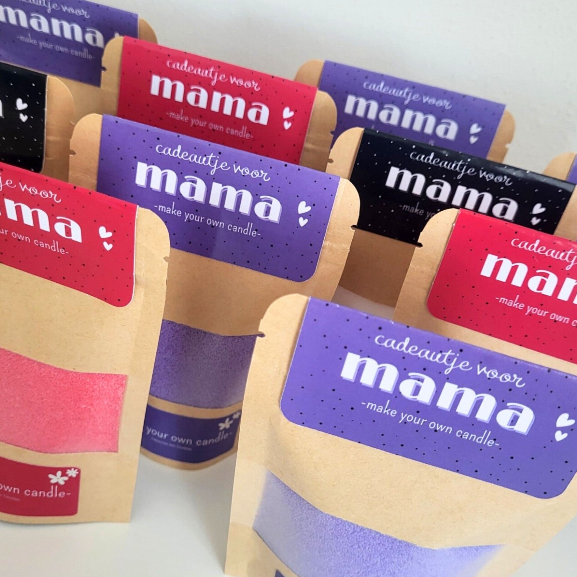 Cadeau Moeder | Maak je eigen kaars | Cadeautje voor mama | Diverse varianten