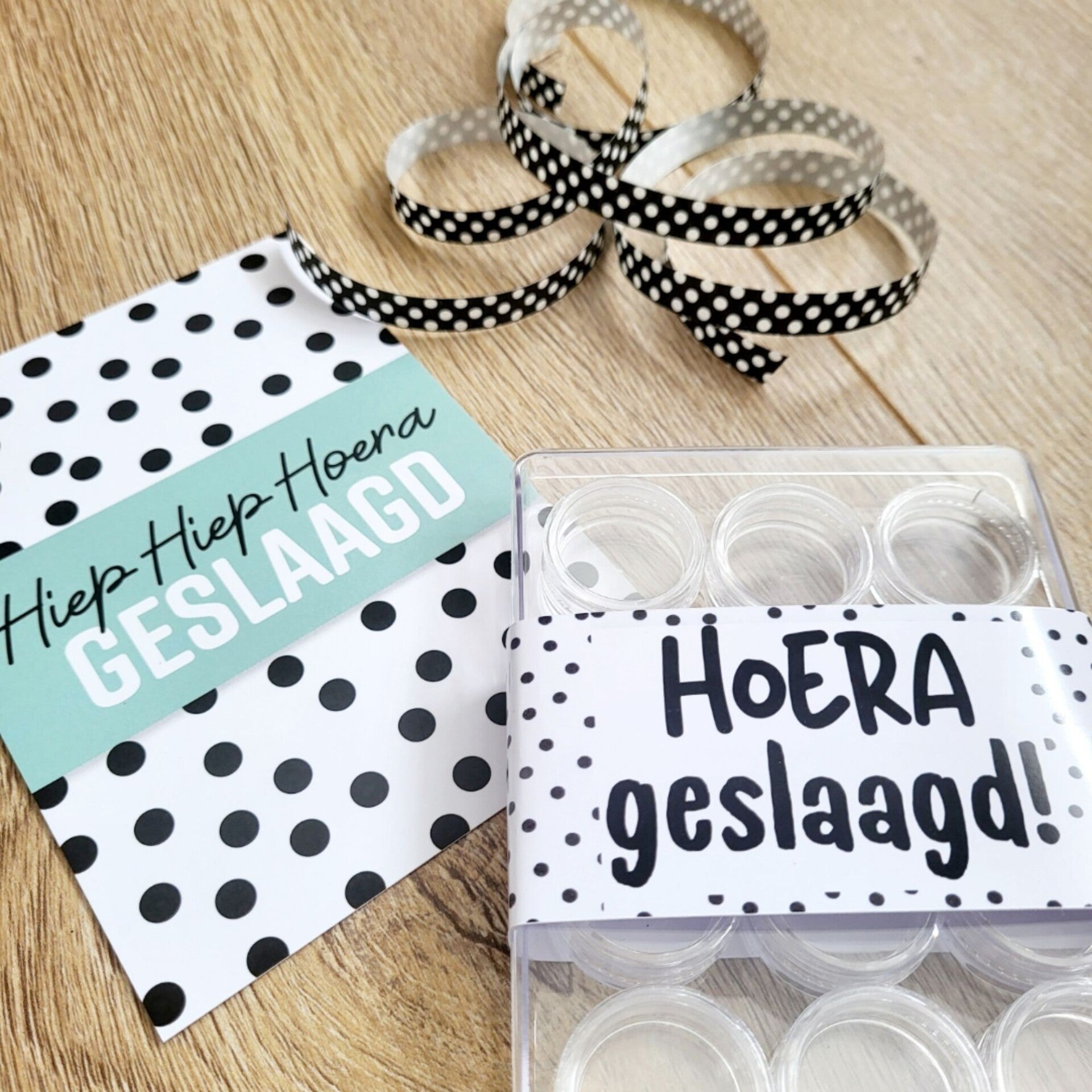 Cadeau Geslaagd | Gelddoosje | Hoera geslaagd!