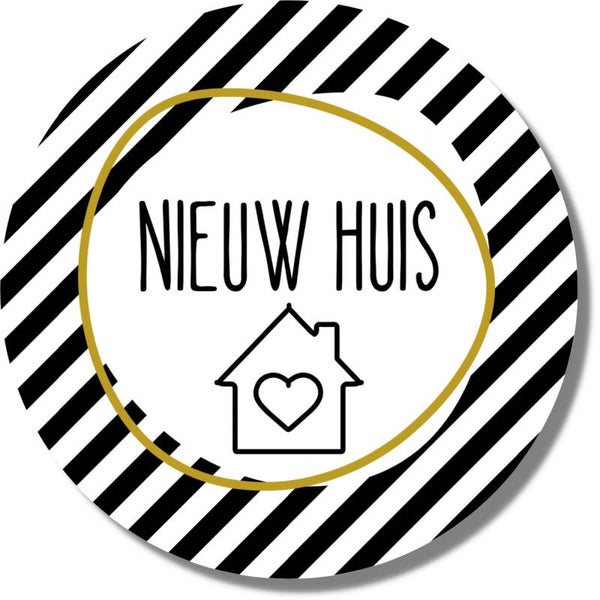 Stickers | Nieuw Huis | 20 Stuks