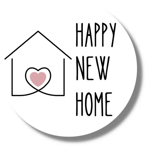 Stickers | Happy New Home 🤍  | 20 Stuks
