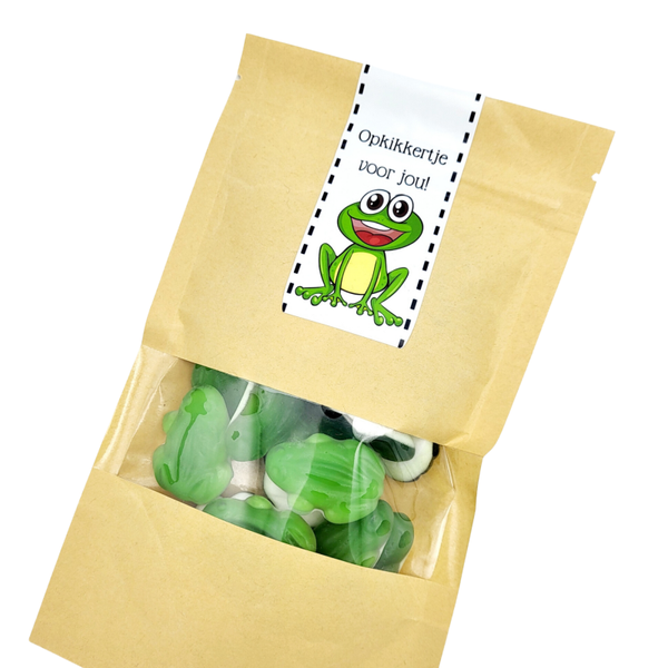 Cadeautje | Opkikkertje voor jou! | Kraft Cadeauzak