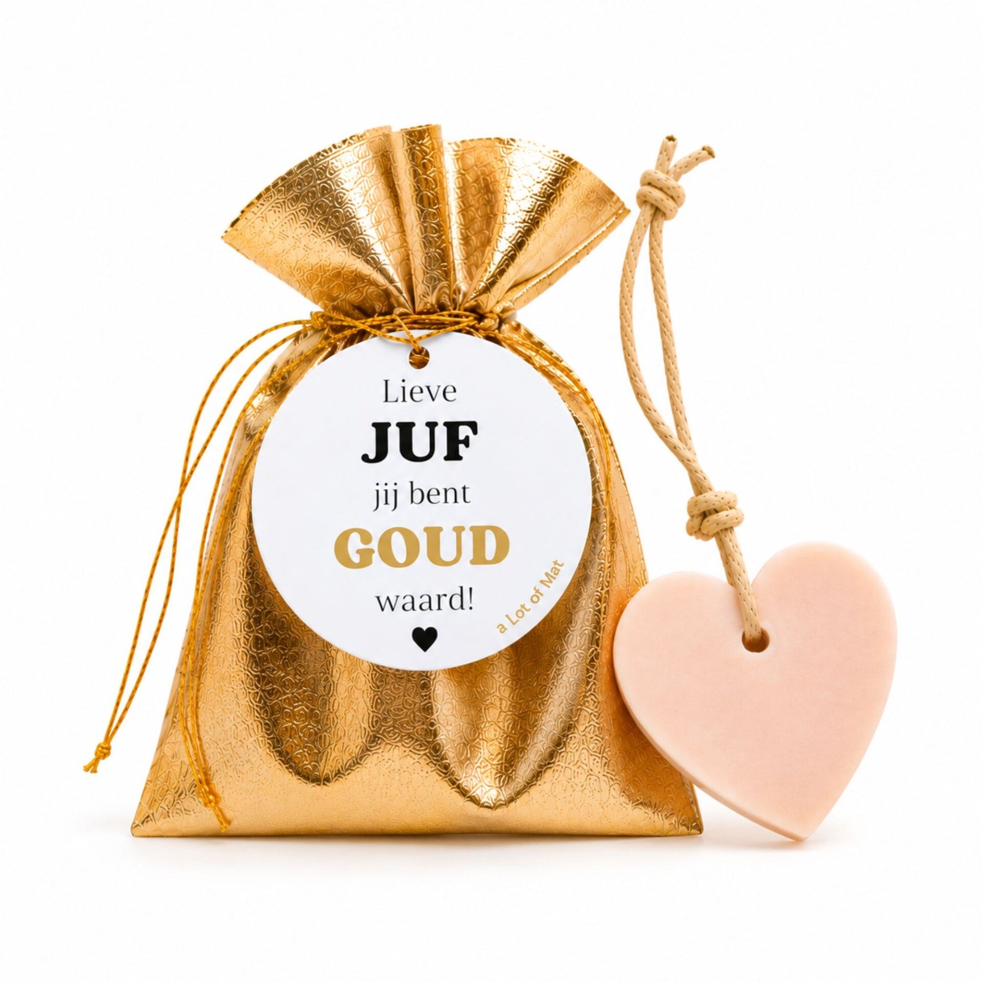 Cadeau | Juf Jij Bent Goud Waard | Zeephart In Cadeauzakje