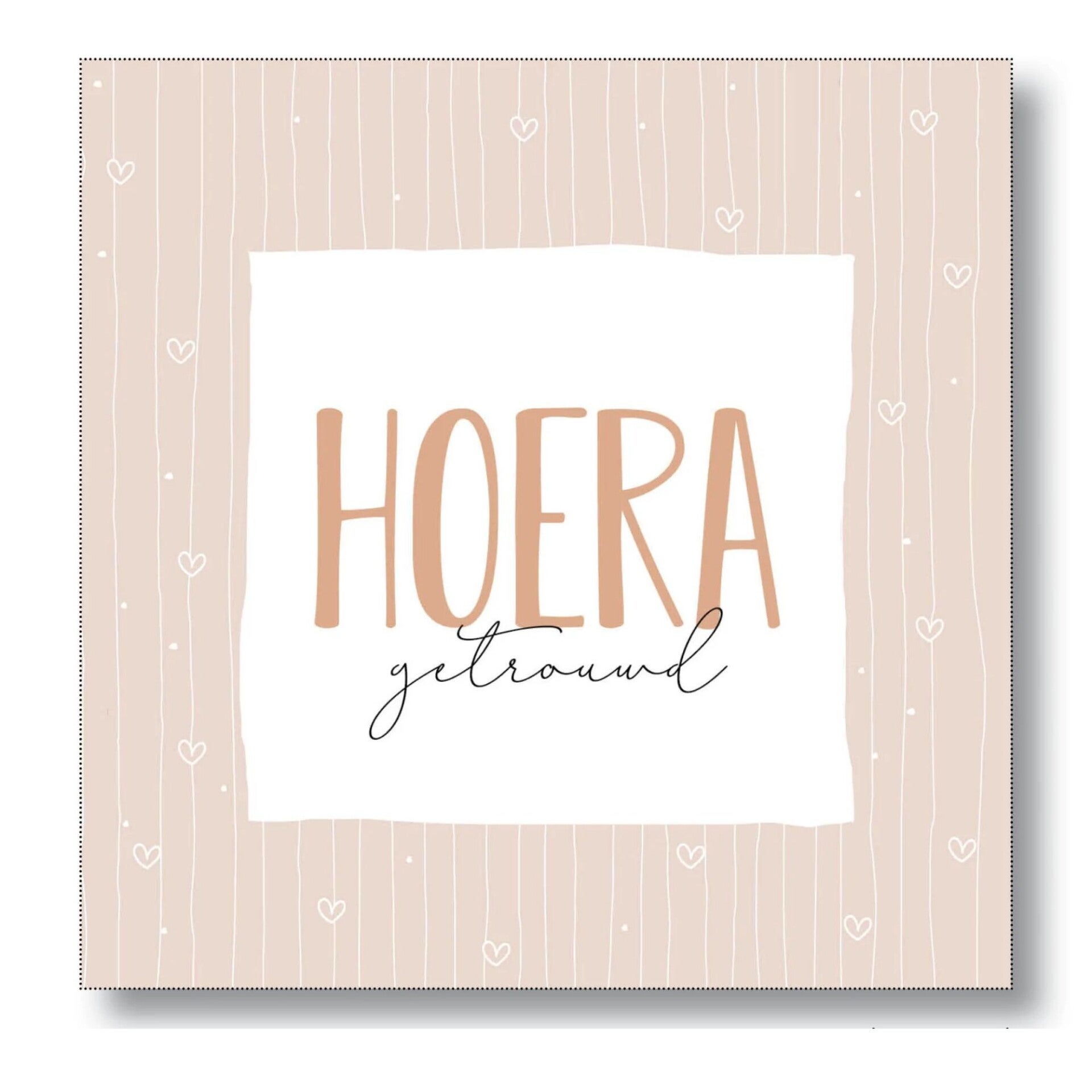 Wenskaart | Hoera getrouwd