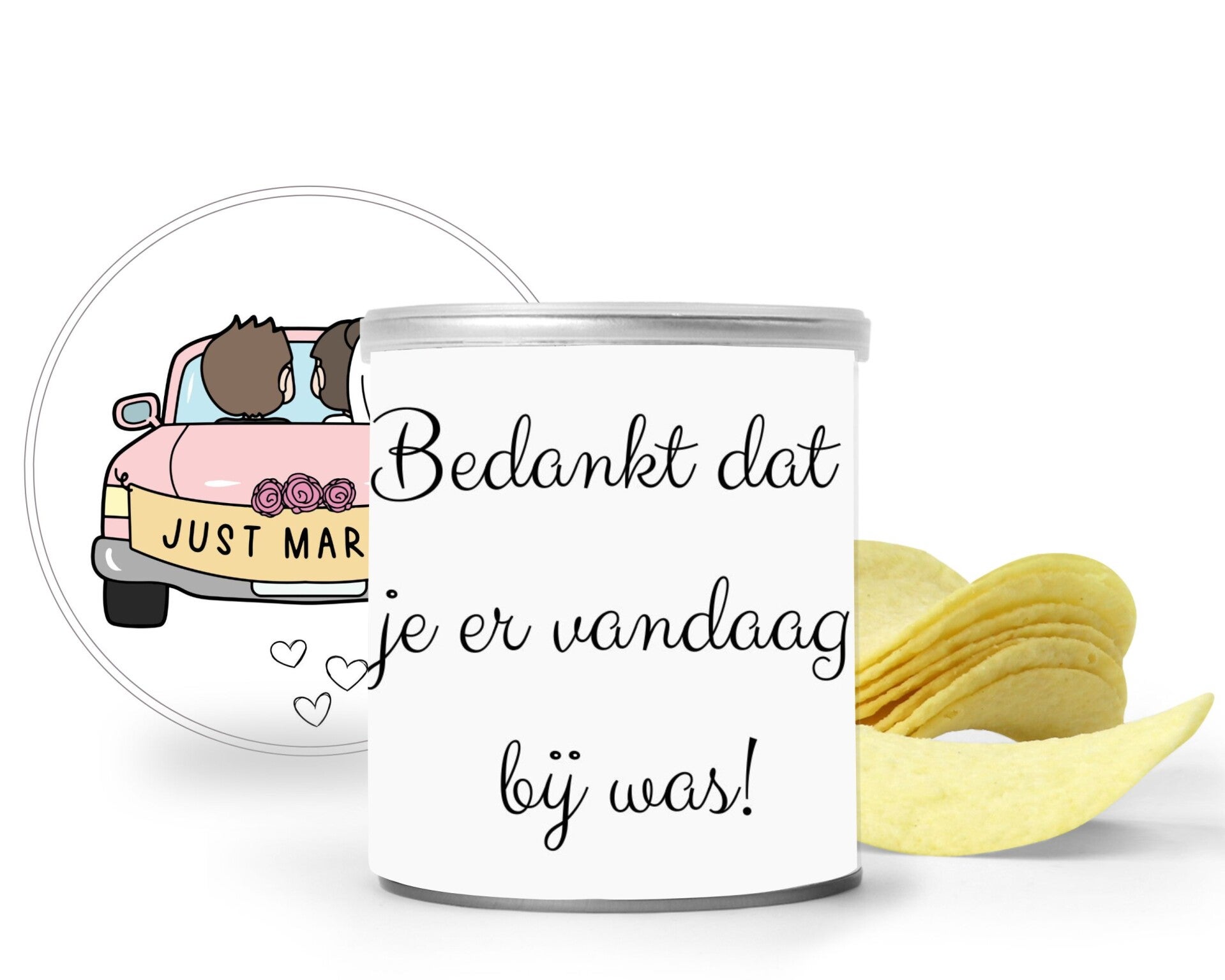 Traktatie | Pringles Traktatie | Just Married