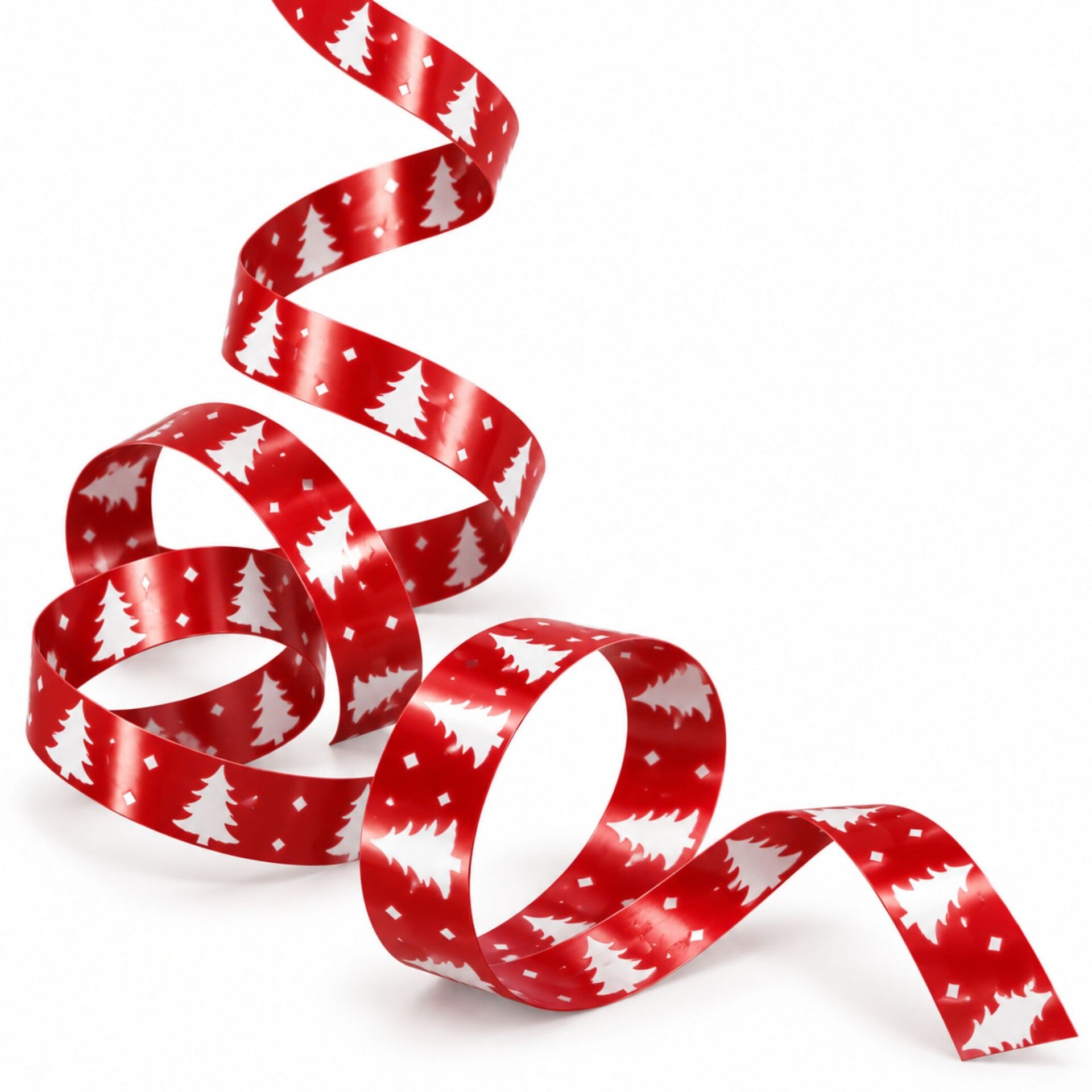 Kerst | Krullint | Cadeaulint | Rood