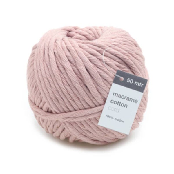 Koord | Touw | Katoen Macramé Roze