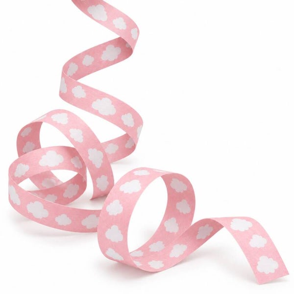 Krullint | Cadeaulint | Roze Wolkjes