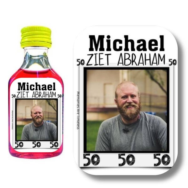 Shotjes Etiketten Gepersonaliseerd