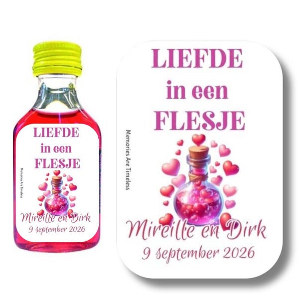 Shotje Etiket | Gepersonaliseerd