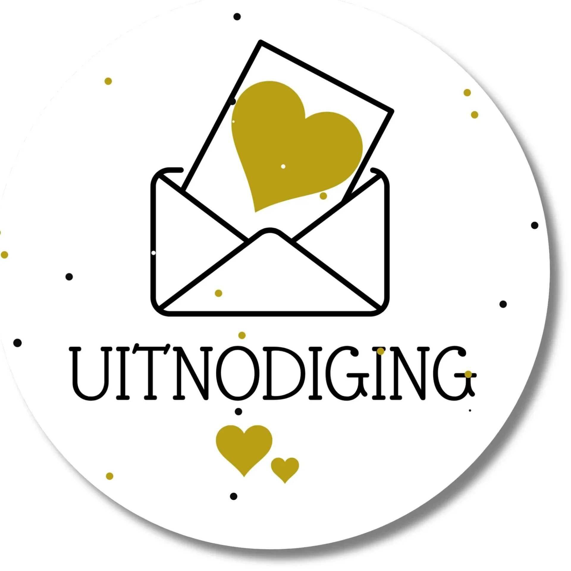 Stickers | Uitnodiging | 20 Stuks