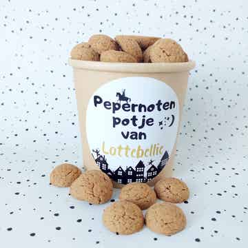 Sinterklaas | Snoepcadeau | Pepernotenpotje met naam