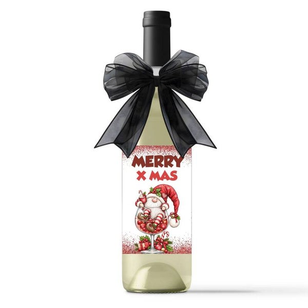 Compleet Wijncadeau Merry X-Mas | Kerstcadeau met Wijn | Rood Wit of Rosé