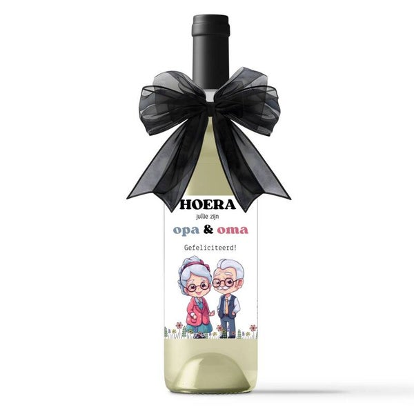 Wijncadeau Opa en Oma | Hoera Gefeliciteerd
