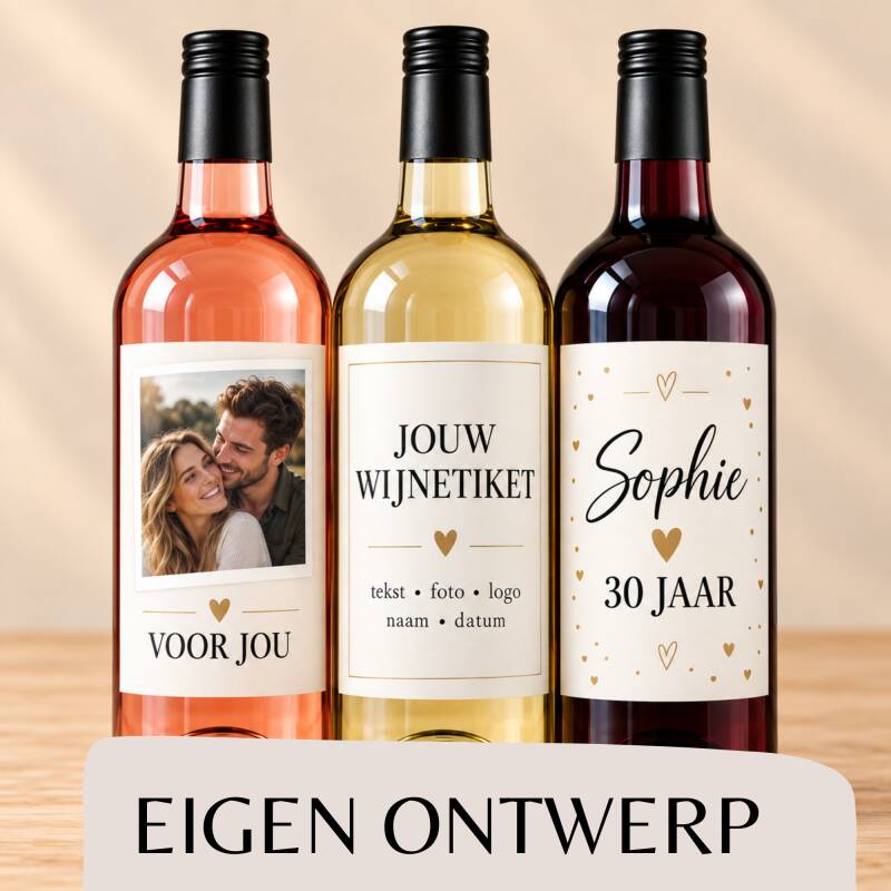 Wijnetiketten eigen ontwerp