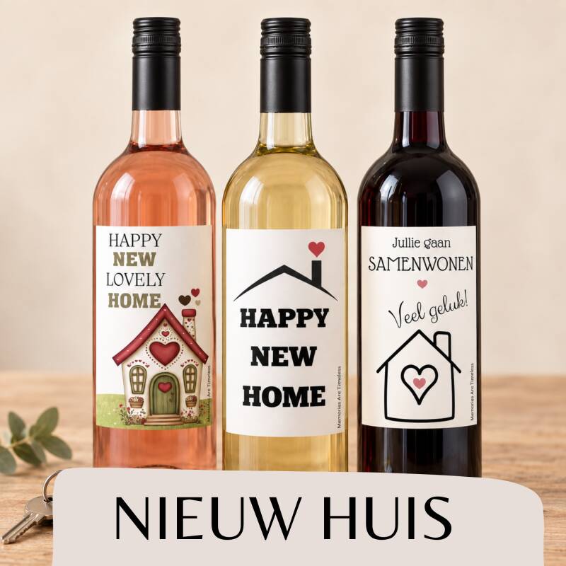Wijncadeau nieuw huis