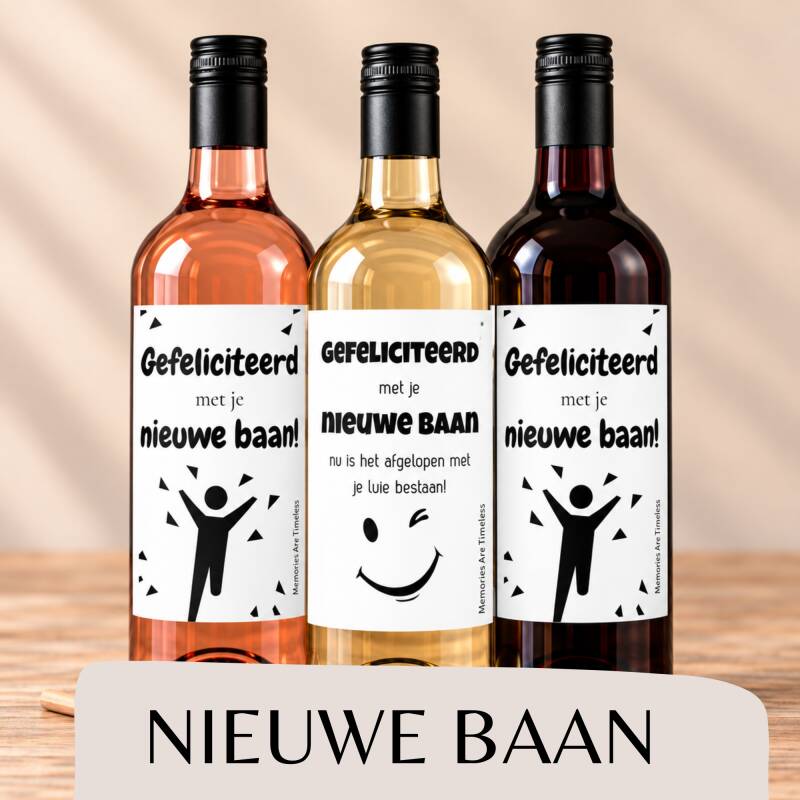 Wijncadeau nieuwe baan