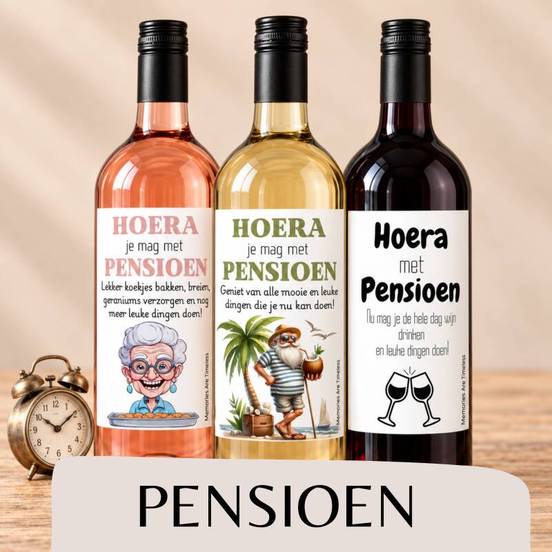 Wijncadeau pensioen