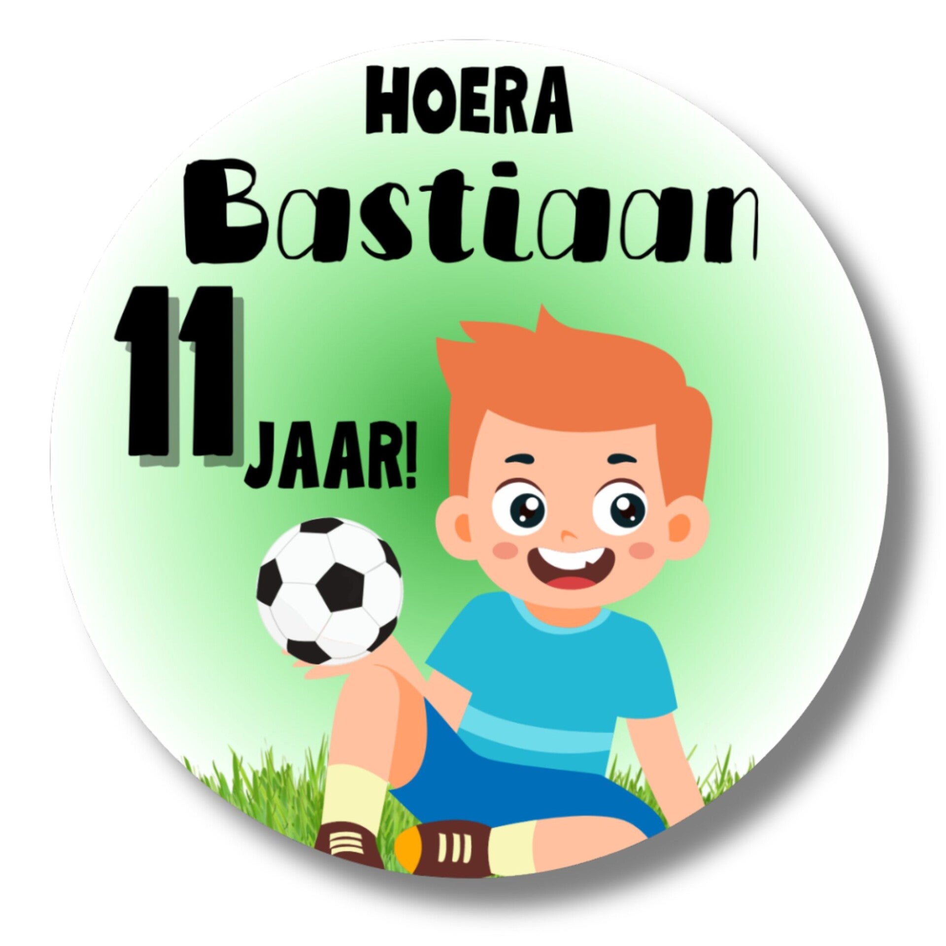 Gepersonaliseerde Stickers | Voetbal | Jongen | 20 Stuks