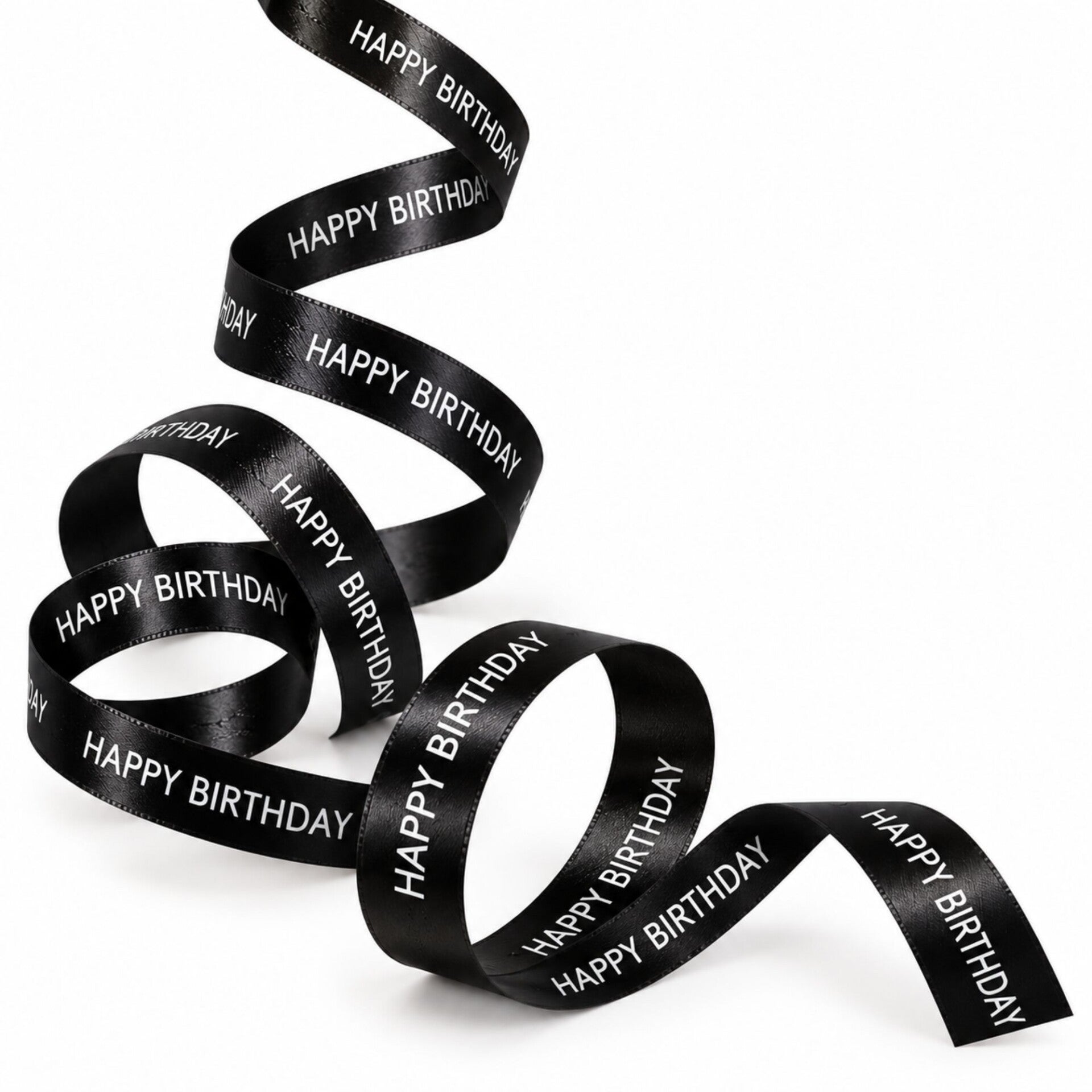 Krullint | Happy Birthday | Zwart