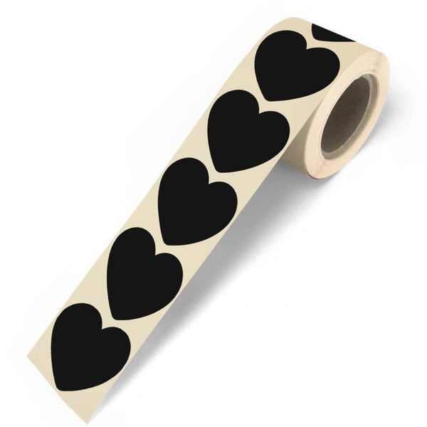 Stickers | Zwart Hart | 10 Stuks