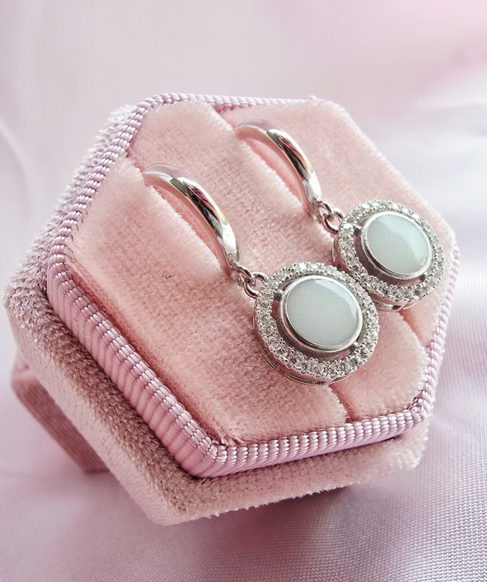 Moedermelk oorbellen Fay Zilver