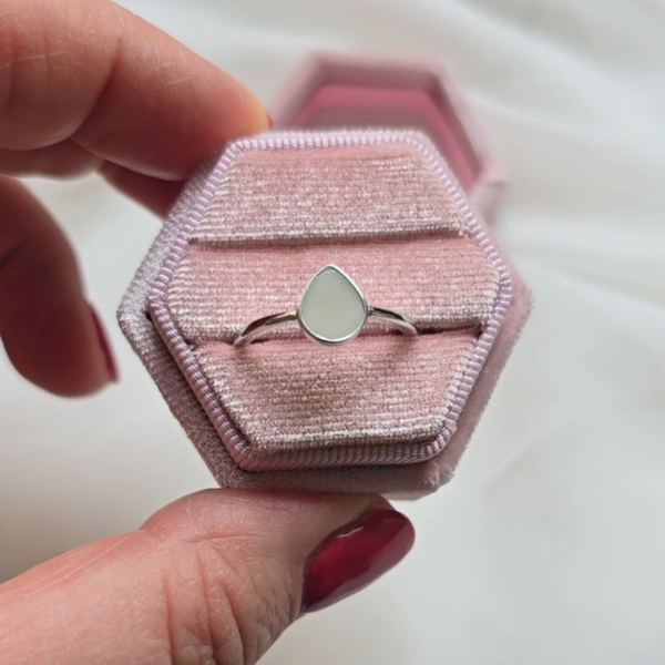 Moedermelk ring + ring geboortesteentjes Josephina