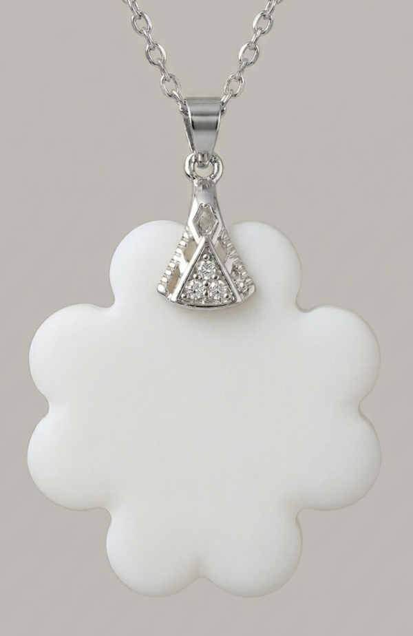 Herinneringssieraad Klavertje Luna Zilver