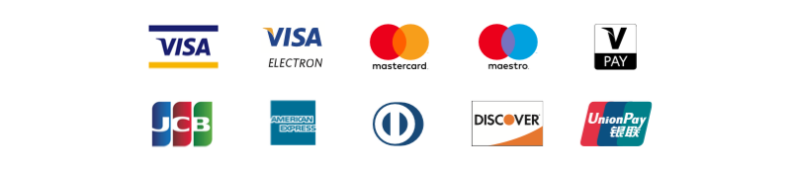 alle kaarten worden geaccepteerd visa master card pin apple pay amex