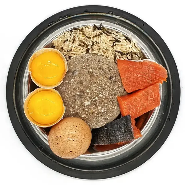 Simply Raw- Salmon, Eggs & Rice