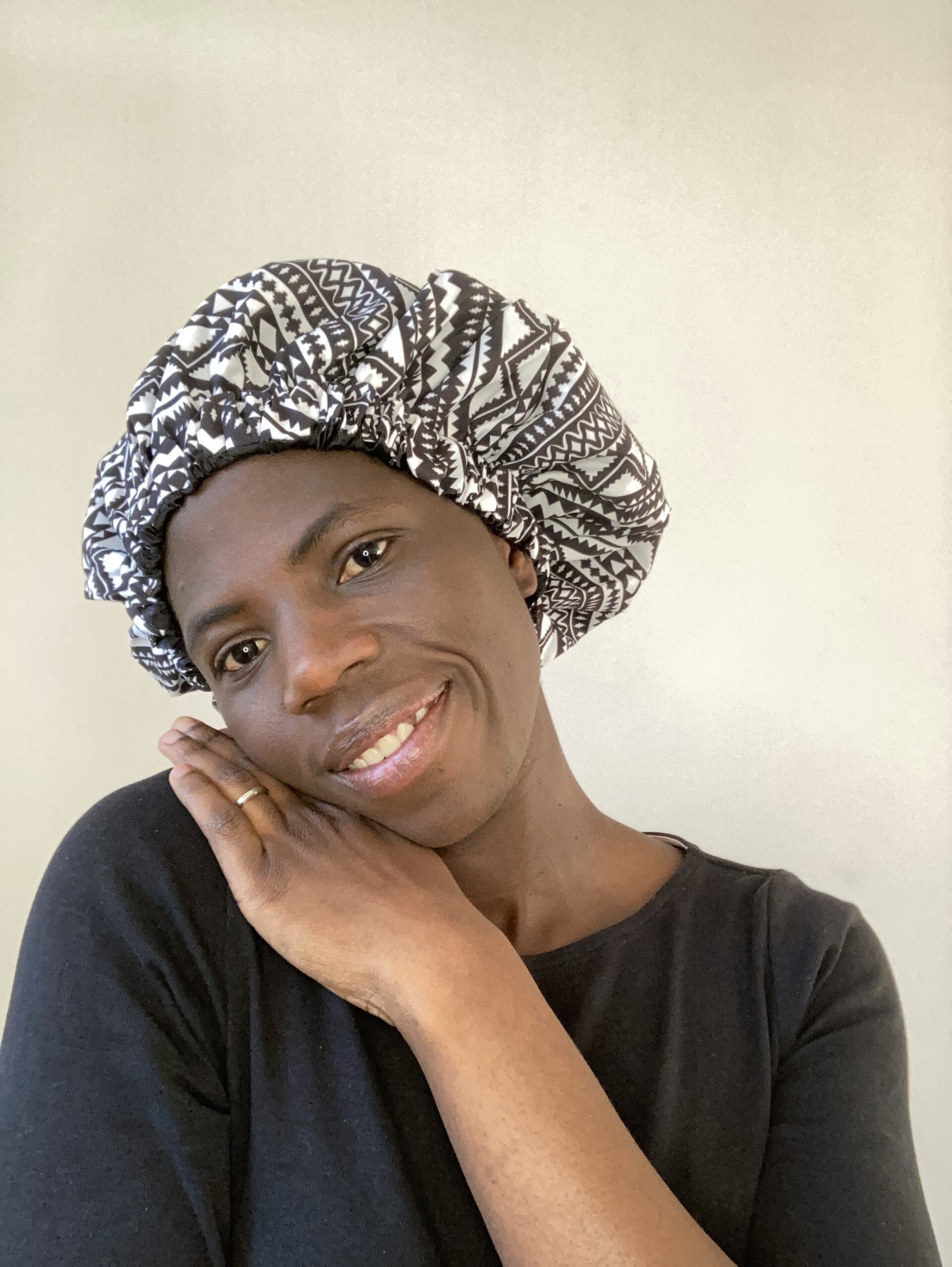 Haar netten van Afrikaanse wax-print stoffen