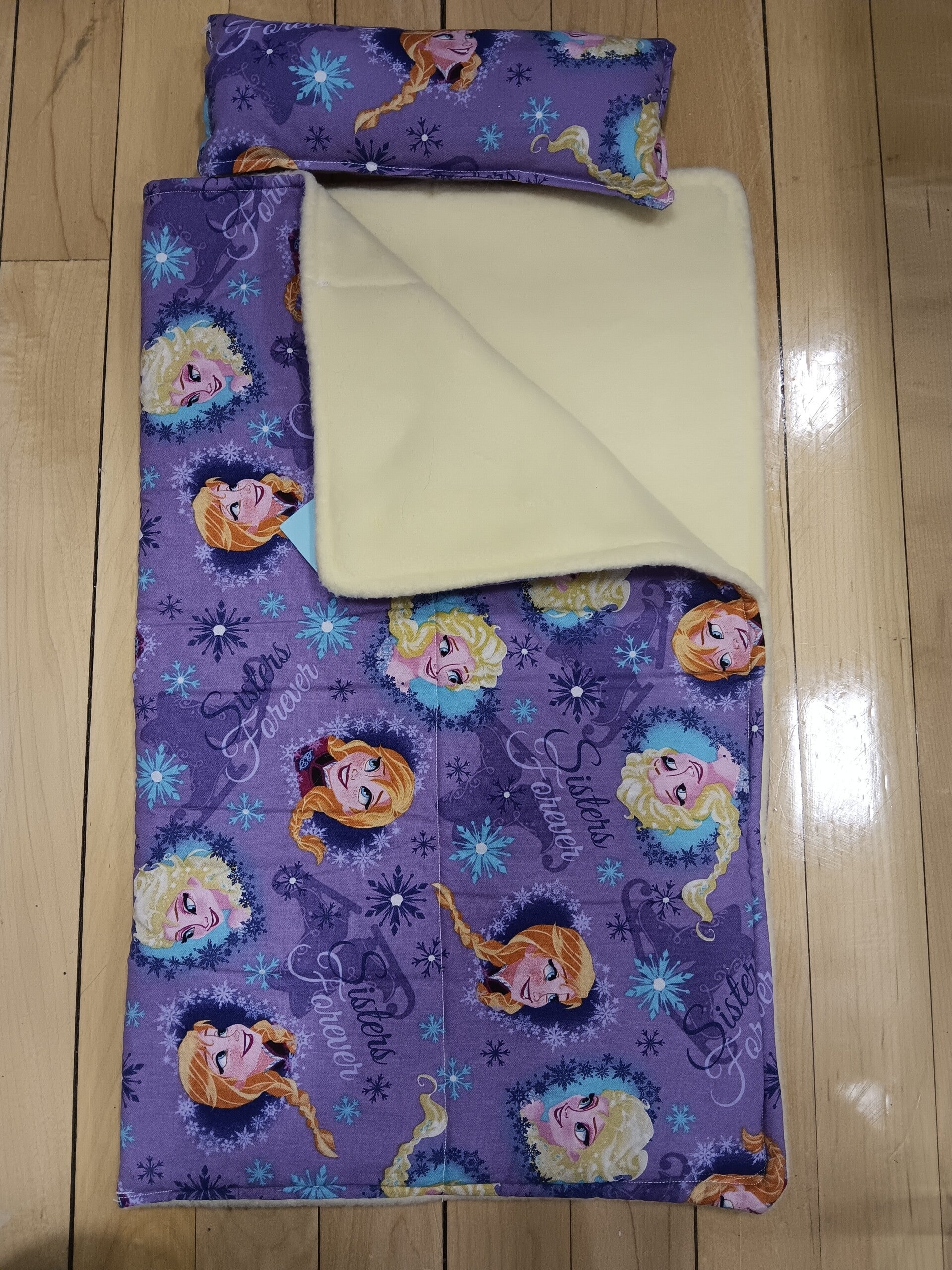 Frozen sleeping bag