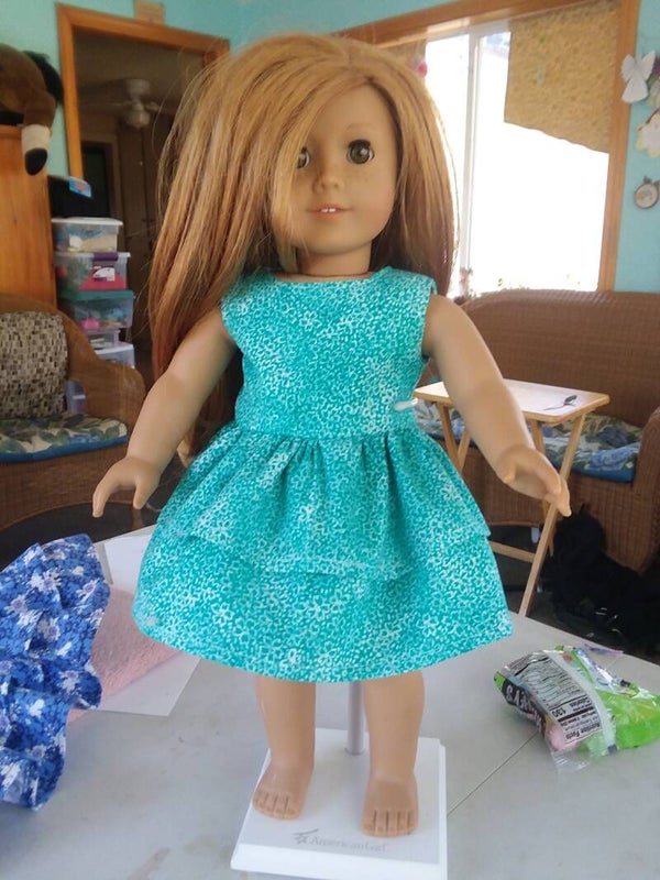 Aqua dress