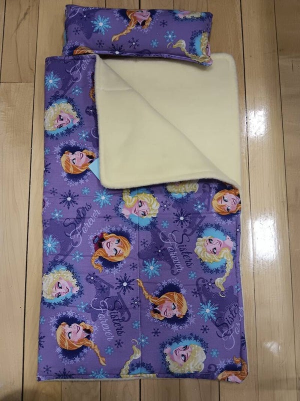 Frozen sleeping bag