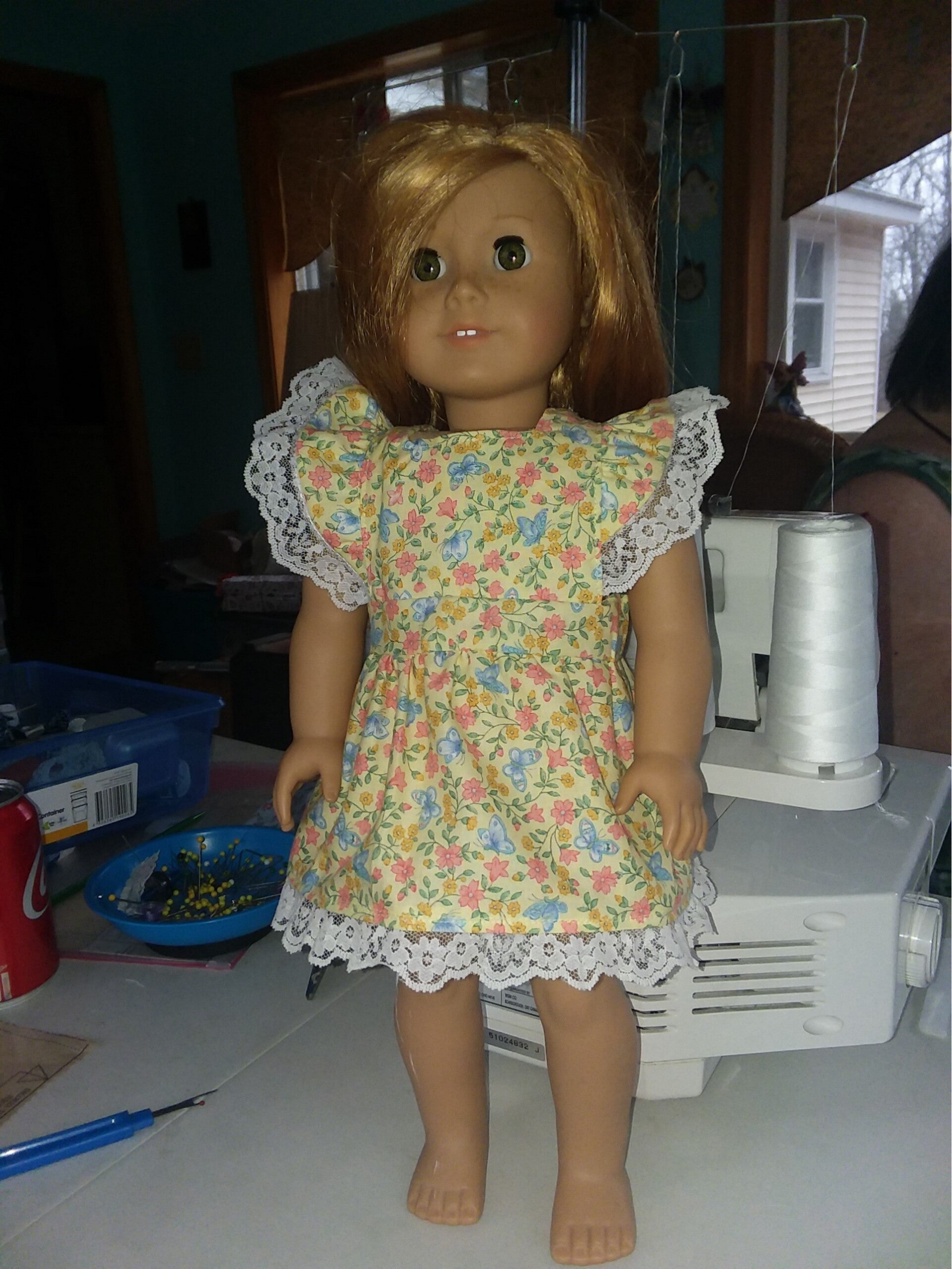 Yellow flower baby doll