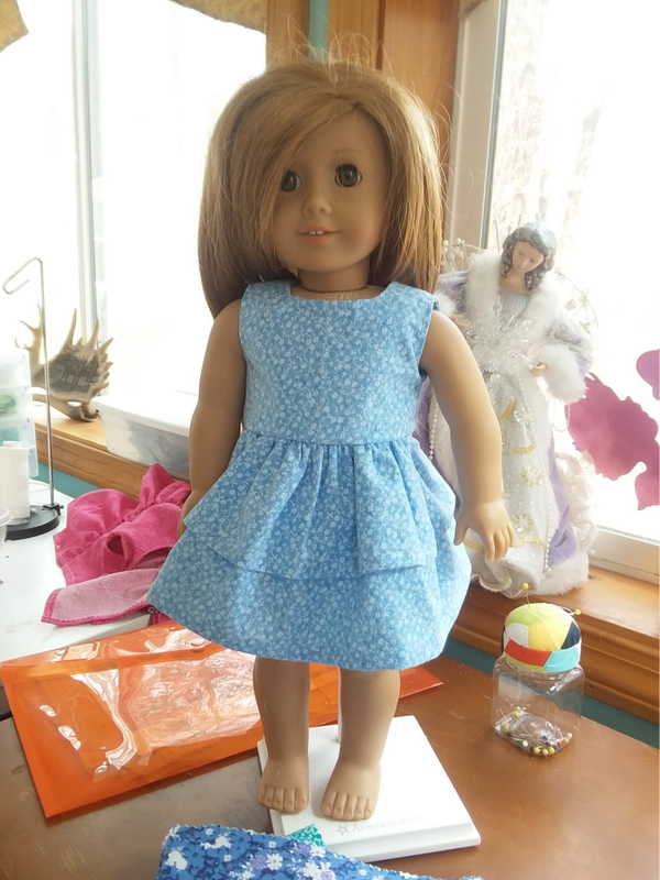 Blue dress