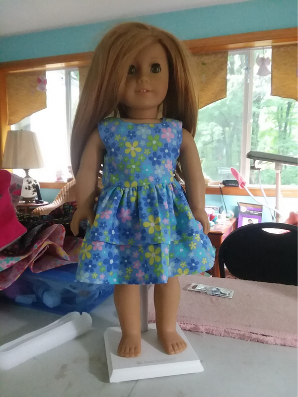 Blue flower dress