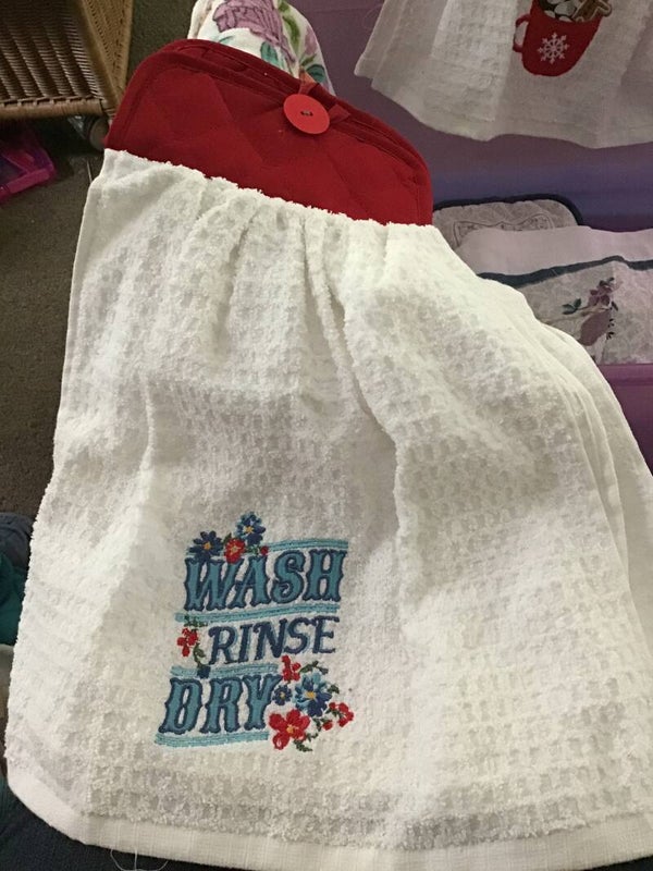 Wash, rinse and dry