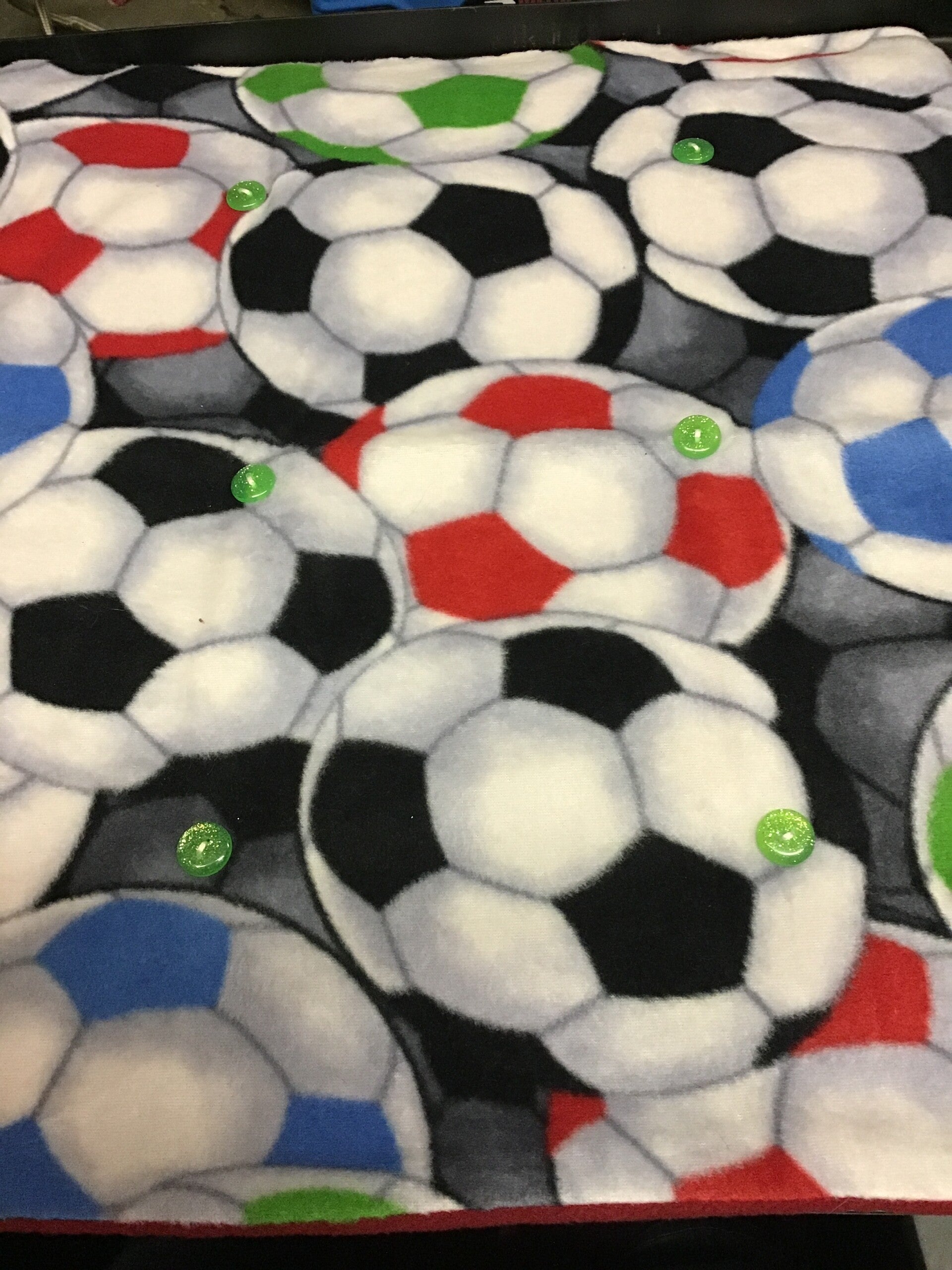 Soccer blanket