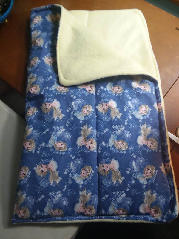 frozen sleeping bag