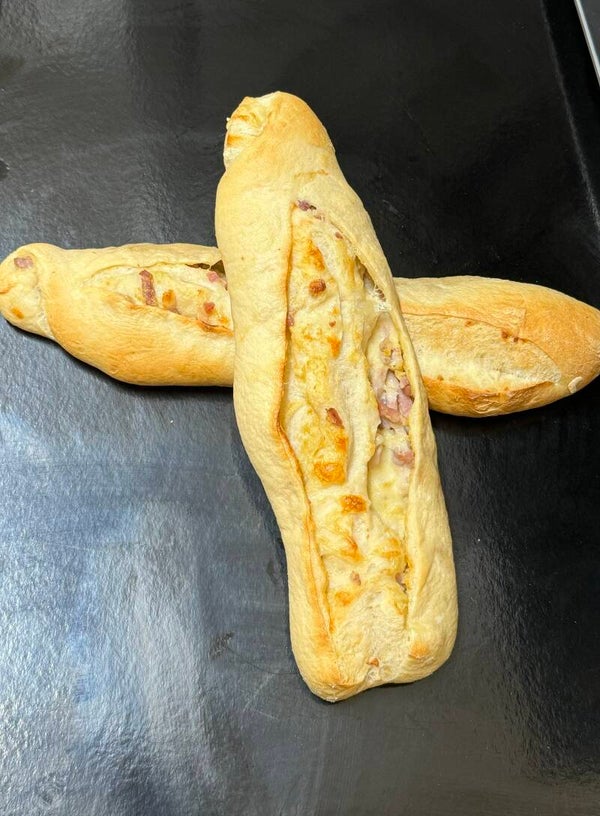 Baguette apéro lardons