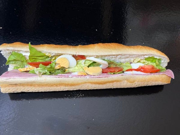 Sandwich jambon & crudités