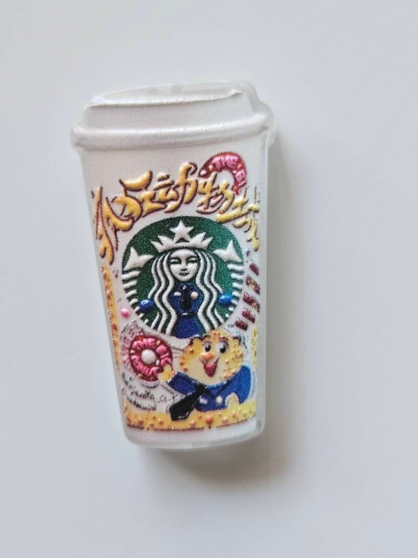 Akrylfocal - Starbucks inspirerad