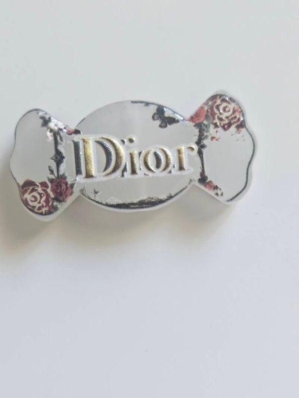 Pärla med genomgående hål - Dior rosor