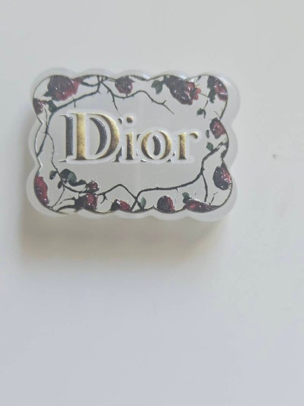 Pärla med genomgående hål - Dior rosor